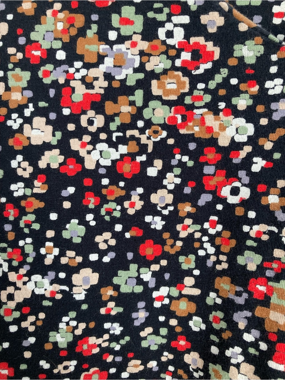 Pact Organic Women's Pixel Floral Fit & Flare Midi Party Dress Size Small - Picture 6 of 7